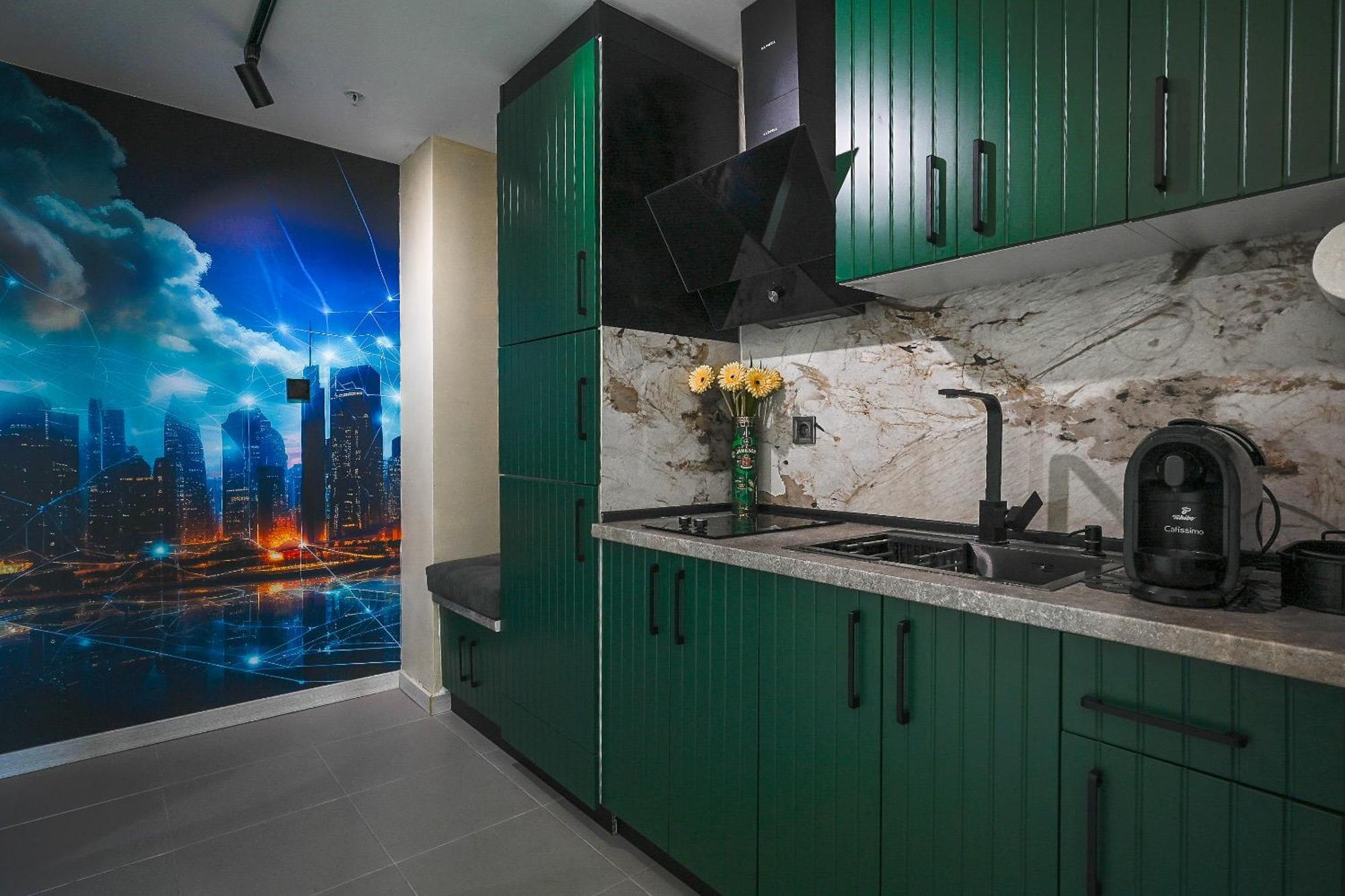 Alfred Sky Smart Apartment 29Th Spa Included Skopje Bagian luar foto